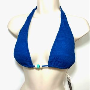 Ralph Lauren crochet triangle bikini top, NEW